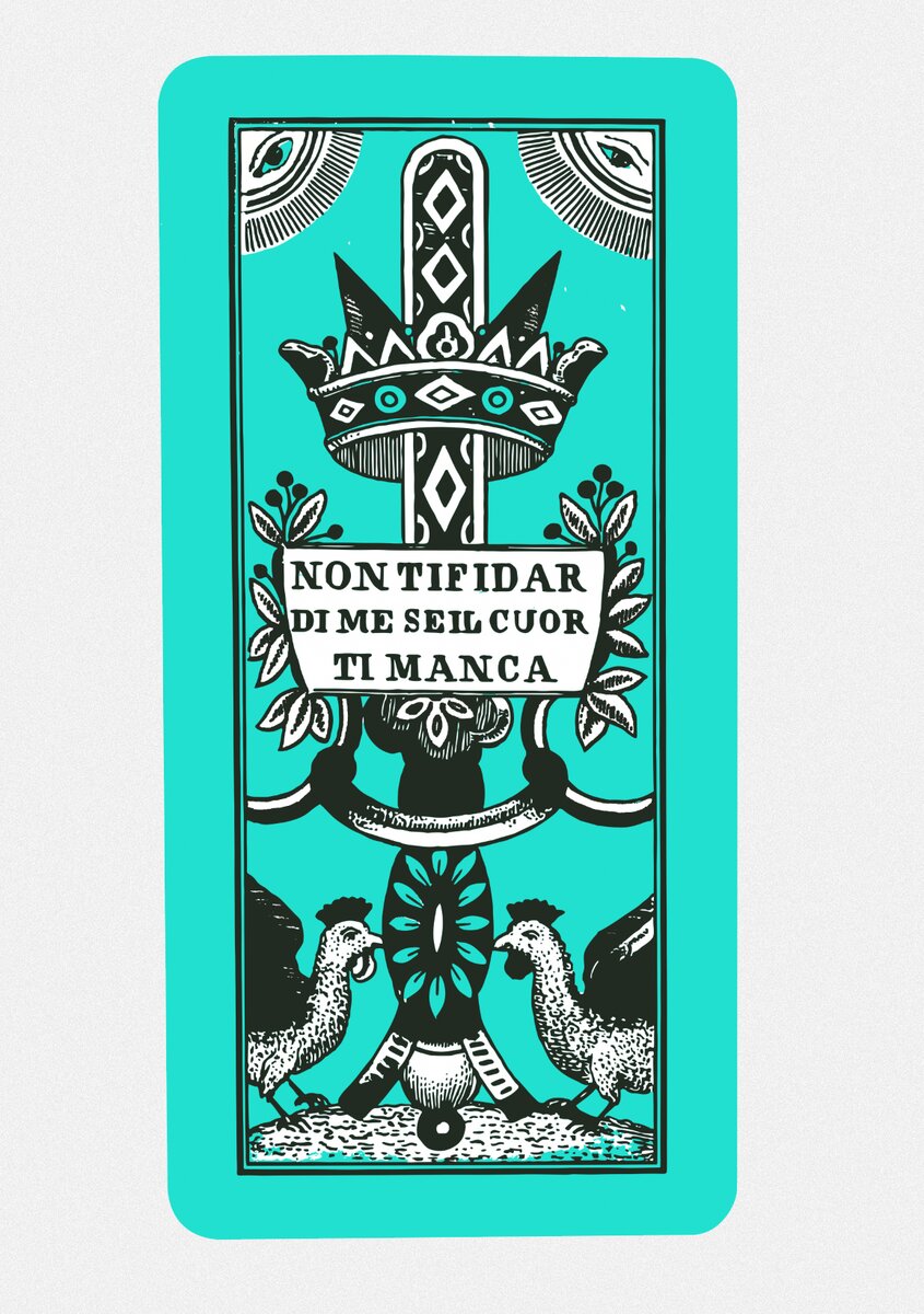 Screenprint — Non ti fidar di me se il cuor ti manca